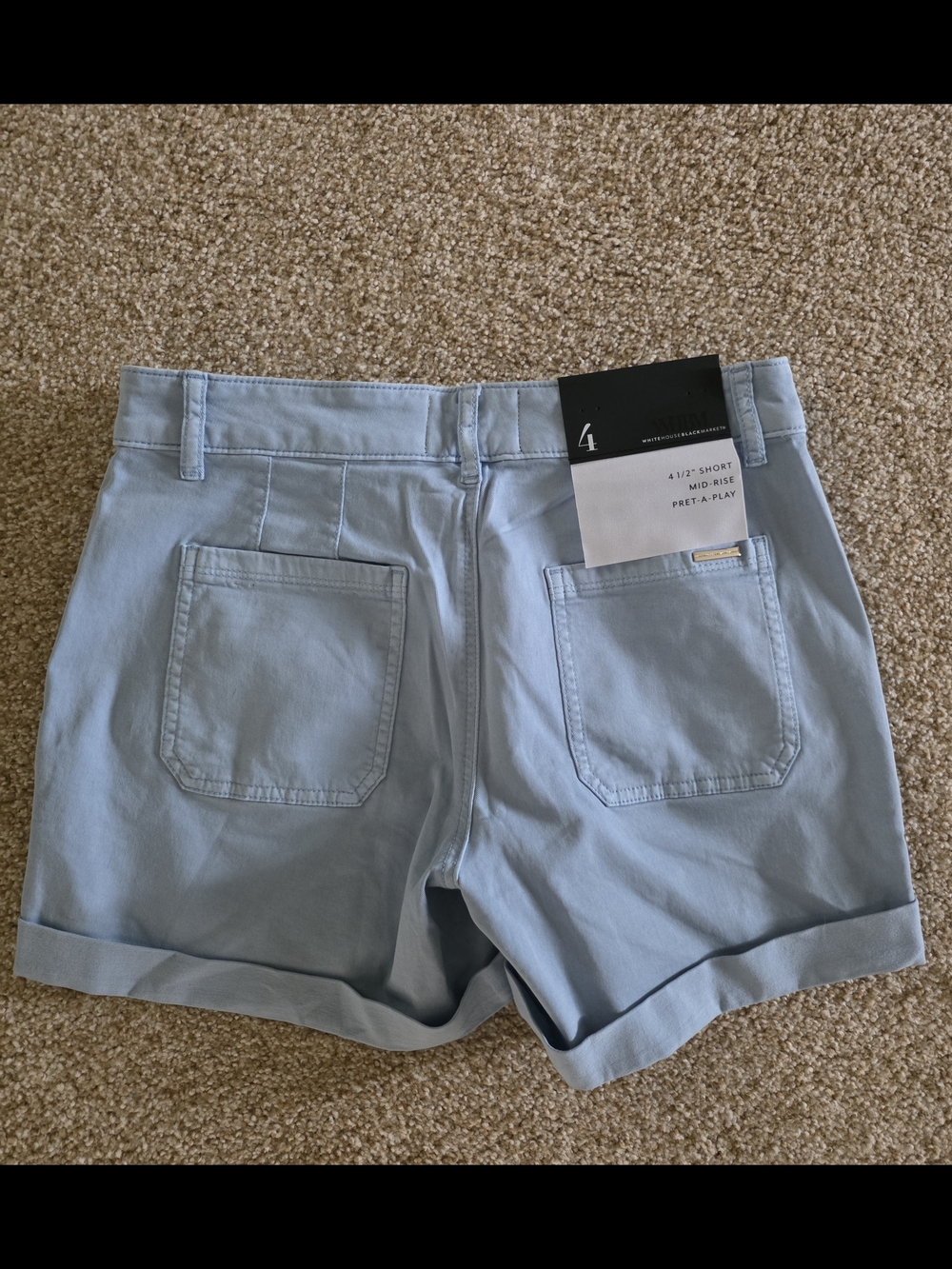 WHBM Shorts Mid-Rise Pret-A-Play Shorts